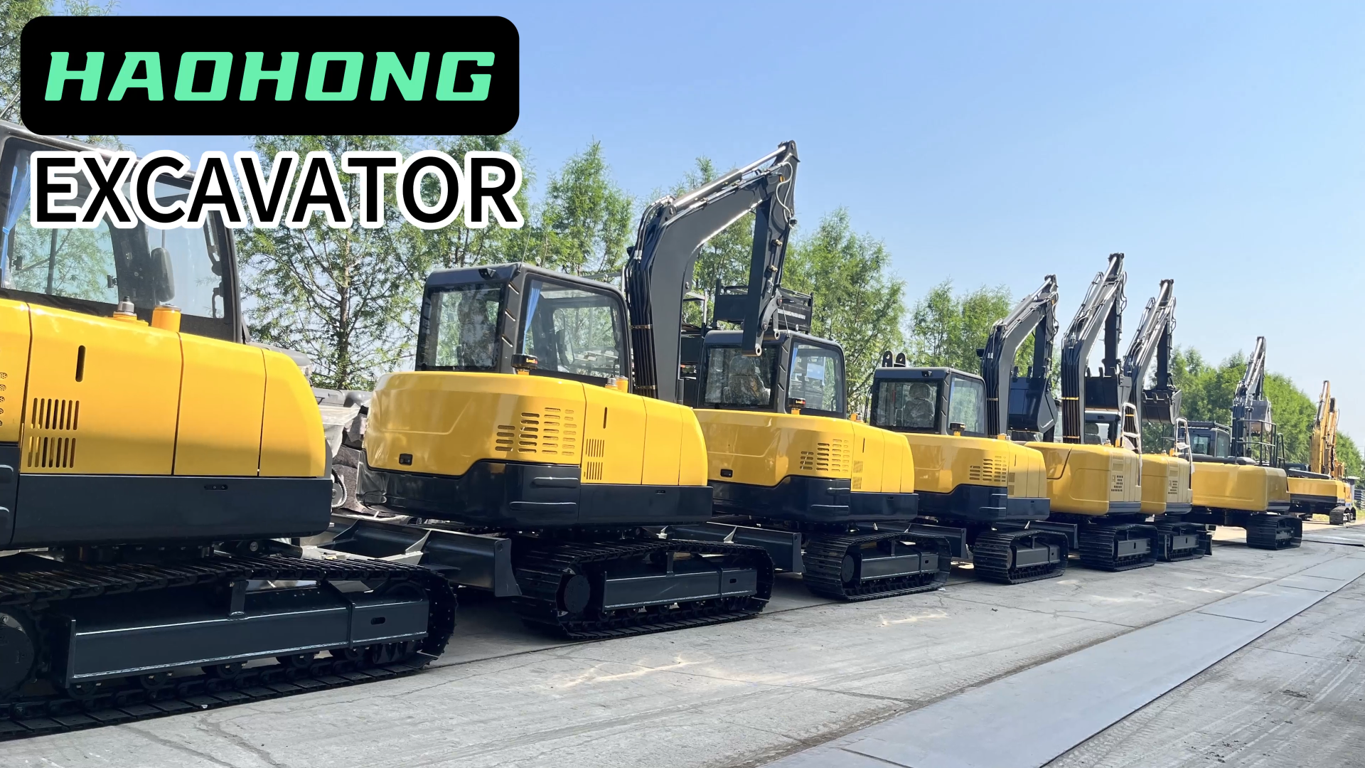 HAOHONG Crawler Excavator