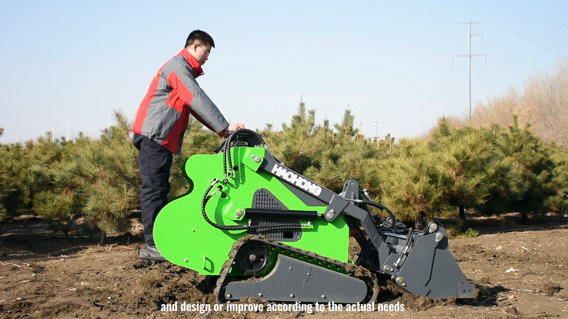 mini crawler skid steer loader