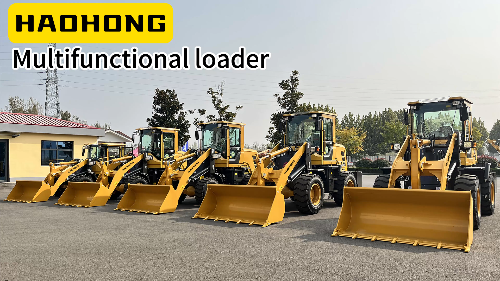 HAOHONG wheel loader factory